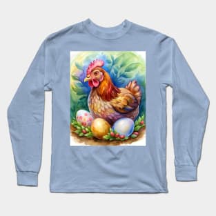 Easter Egger Chicken Long Sleeve T-Shirt